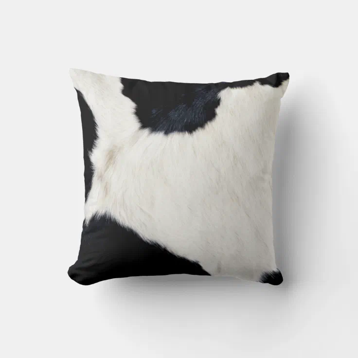 Cowgirl Wrangler Animal Print Throw Pillow | Zazzle