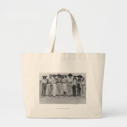 Cowgirls at Cheyenne Frontier Days 1929 Large Tote Bag