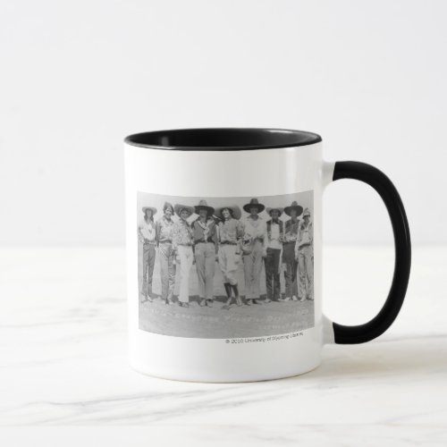 Cowgirls at Cheyenne Frontier Days 1929 Mug