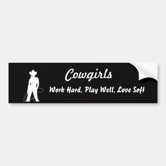 Cowgirls Bumper Stickers