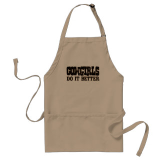 Cowgirls Do it Better Adult Apron