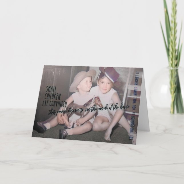 COWGIRLS Greeting Card (Front)