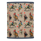Cowgirls Riding Horses Lamp Shade (Front)