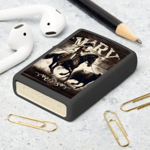 Cowgirl's Rodeo Ride Zippo Lighter