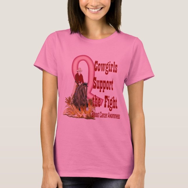 Cowgirls Support the Fight Shirt (Front)