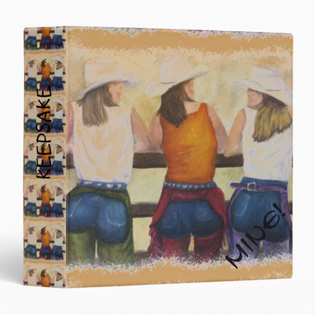 COWGIRLS TIME-OUT BINDER (Front/Spine)