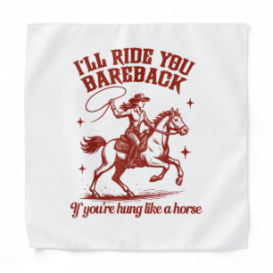 Cowgirls Western Wild West Bandana