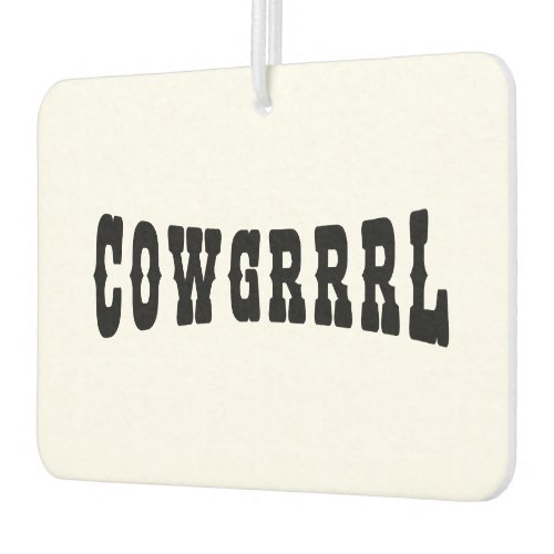 COWGRRRL AIR FRESHENER