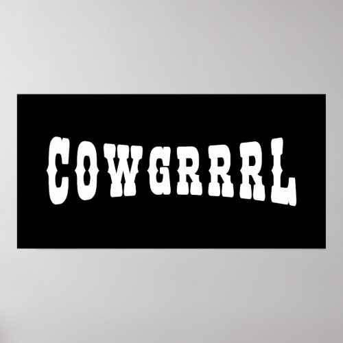 COWGRRRL POSTER