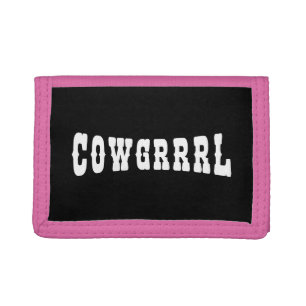 COWGRRRL TRIFOLD WALLET