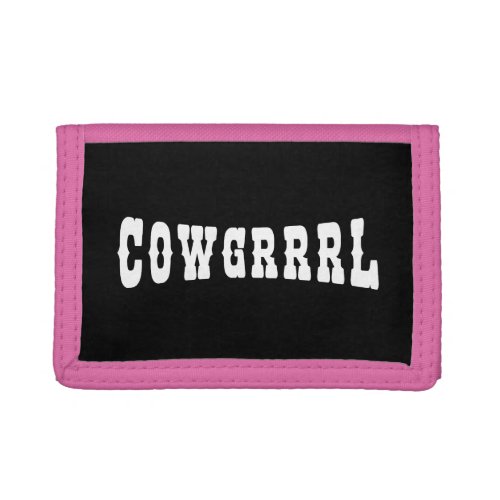 COWGRRRL TRIFOLD WALLET