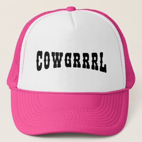 COWGRRRL TRUCKER HAT