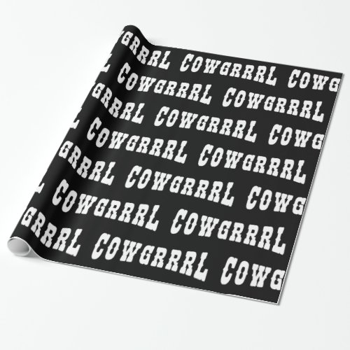 COWGRRRL WRAPPING PAPER
