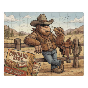 Cowhand Reds: Bigfoot on the Range Jigsaw Puzzle