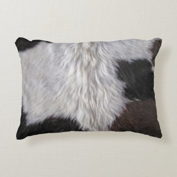 Cowhide Accent Pillow by Impactzone at Zazzle