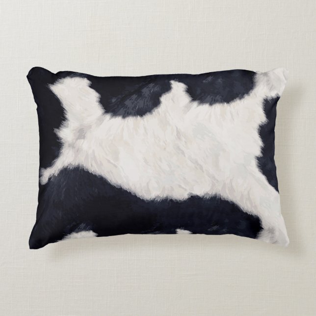 COWHIDE ACCENT PILLOW (Front)