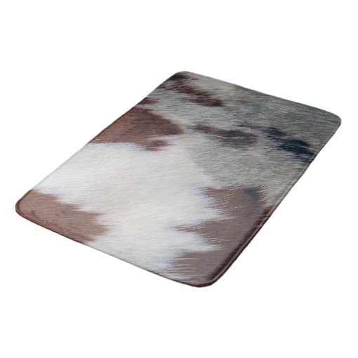 Cowhide Bathroom Mat Zazzle
