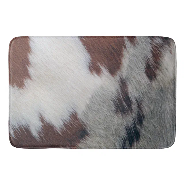 Cowhide Bathroom Mat Zazzle