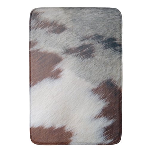 Cowhide Bathroom Mat Zazzle