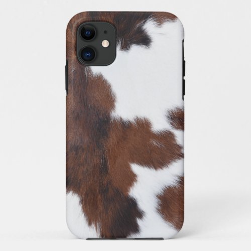 Cowhide Brown White  Case_Mate iPhone Case