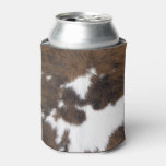 Cowhide Can Cooler at Zazzle