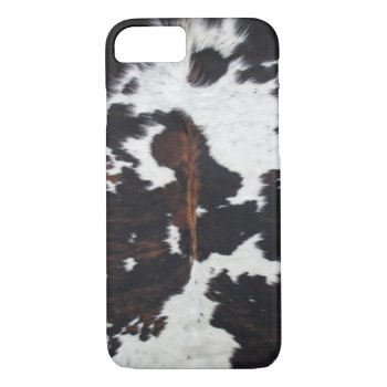 Cowhide Iphone 8/7 Case by Impactzone at Zazzle