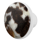 Cowhide Ceramic Knob
