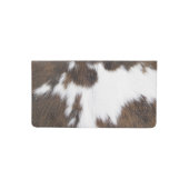 Cowhide. Checkbook Cover (Front)