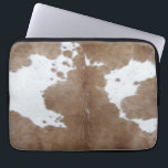 Cowhide Computer Sleeve<br><div class="desc">Rustic texture and pattern of cowhide</div>
