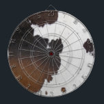 Cowhide Dart Board<br><div class="desc">A colorful patch of cowhide.</div>