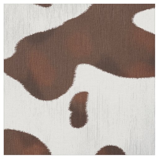 Cowhide Faux Western Leather Spotted Fabric