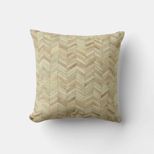 Cowhide Herringbone Pattern Print  Cushion (Front)