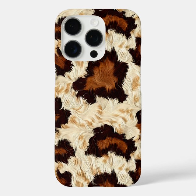 Cowhide iPhone Case (Back)