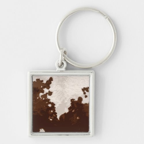 COWHIDE KEYCHAIN