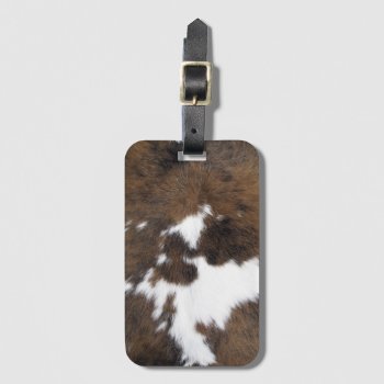 Cowhide Luggage Tag by Impactzone at Zazzle