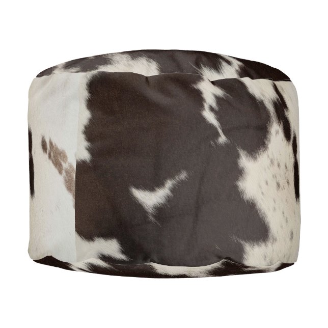 Cowhide Ottoman (Front)
