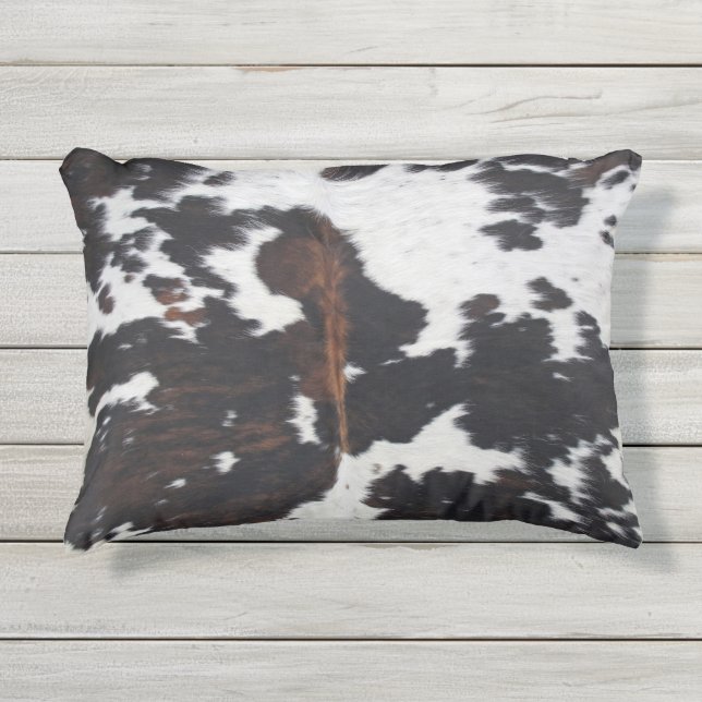 Cowhide Outdoor Pillow (Front)