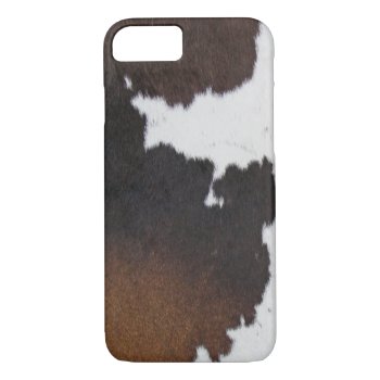 Cowhide Patch Iphone 8/7 Case by Impactzone at Zazzle