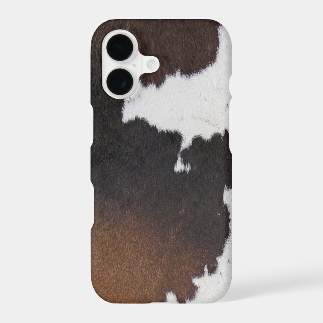 Cowhide Patch Iphone Case (Back)