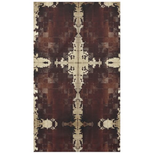 Cowhide Patchwork Print Tablecloth