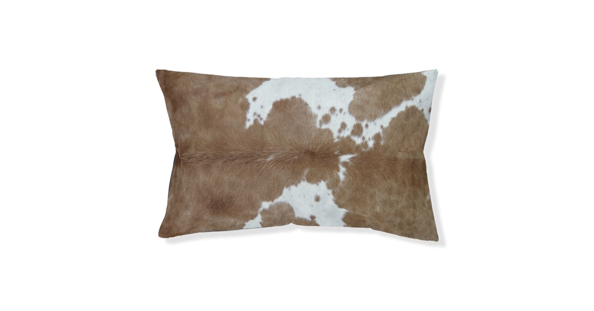 Beautiful view of Pet House With Cowhide Bedding