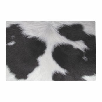Cowhide Placemat by Impactzone at Zazzle