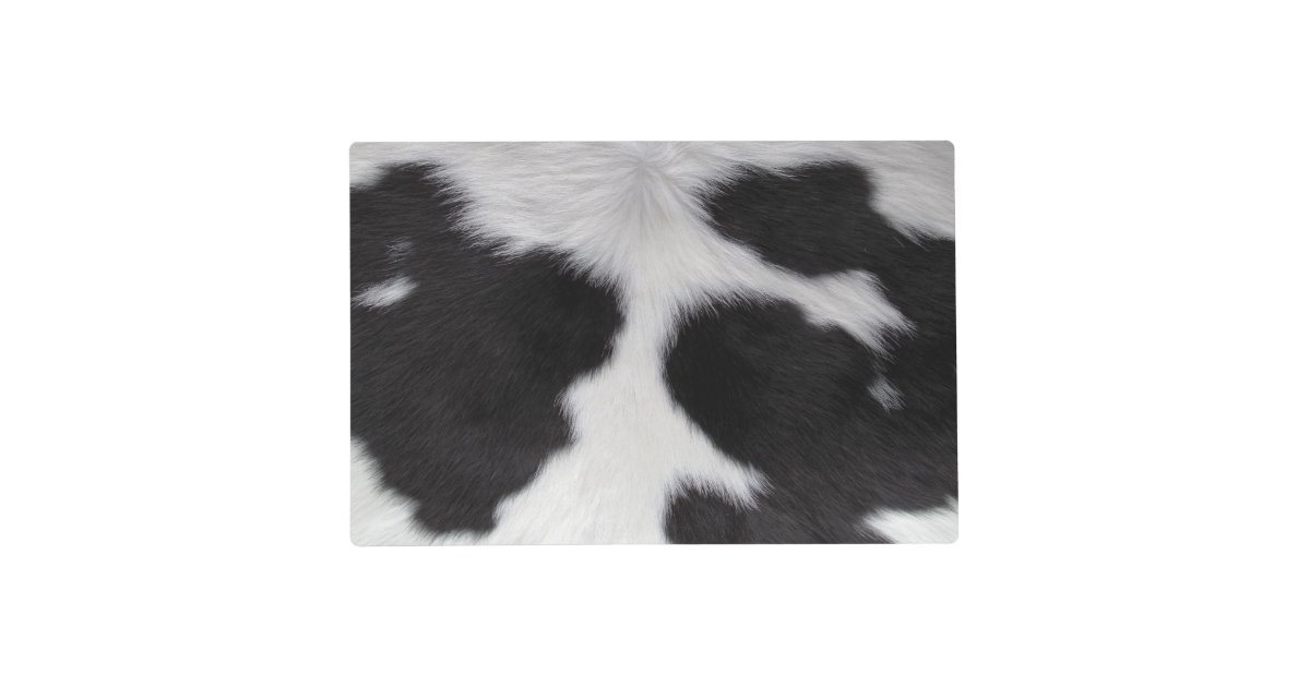 Cowhide Placemat Zazzle