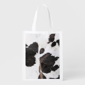 Cowhide Reusable Grocery Bag by Impactzone at Zazzle
