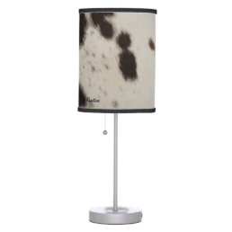 Cowhide Table Lamp
