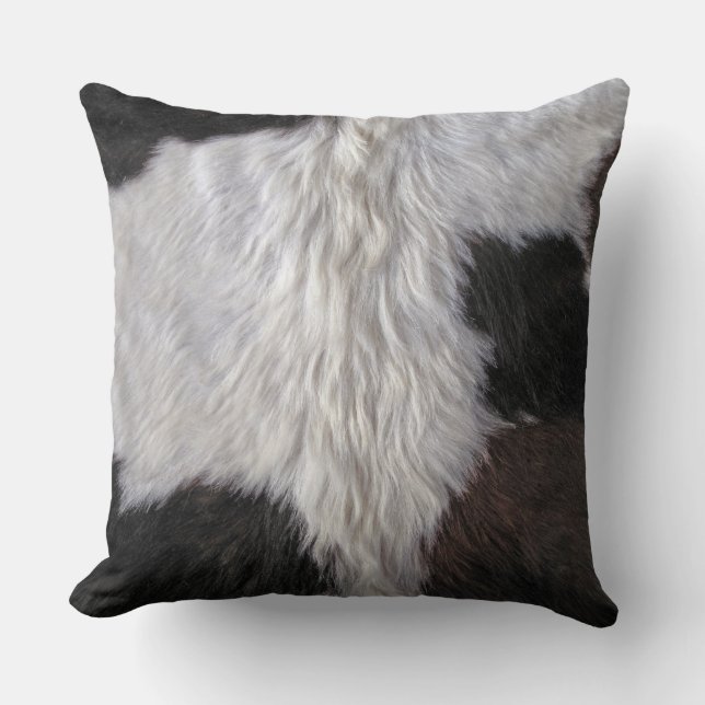 Cowhide Throw Pillow (Front)