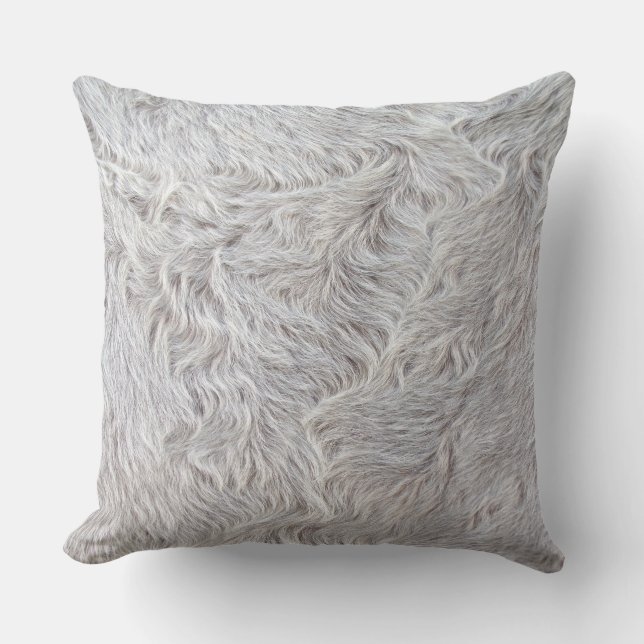 Cowhide Throw Pillow (Front)
