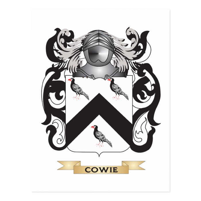Cowie Coat of Arms Post Cards