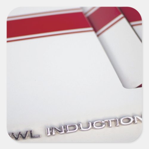 Cowl Induction by Chevrolet Square Sticker