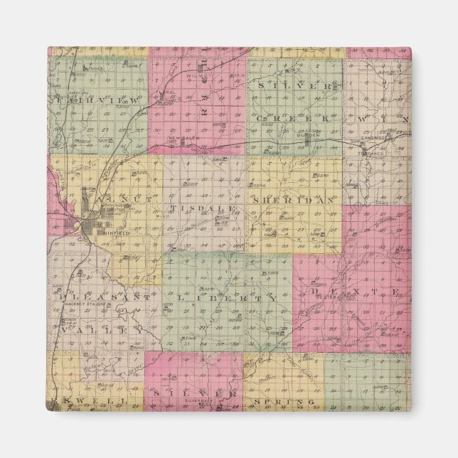 Cowley County,  Kansas Magnet (Front)